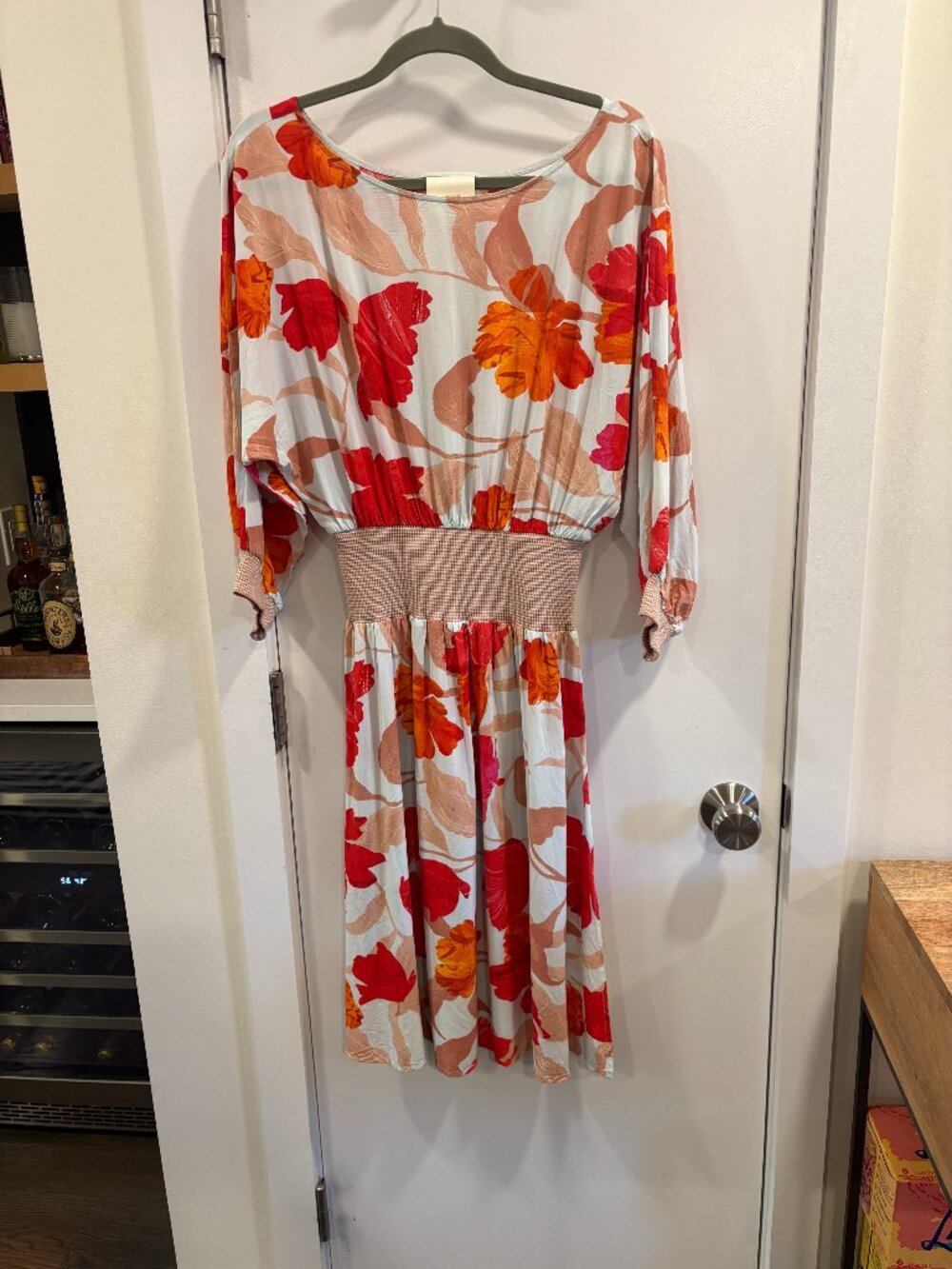 Anthropologie Maeve Gemma floral print midi dress